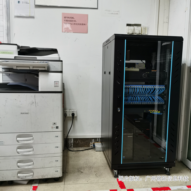 网络语音共用同一网线机柜布线_黄埔网络布线_智能布线